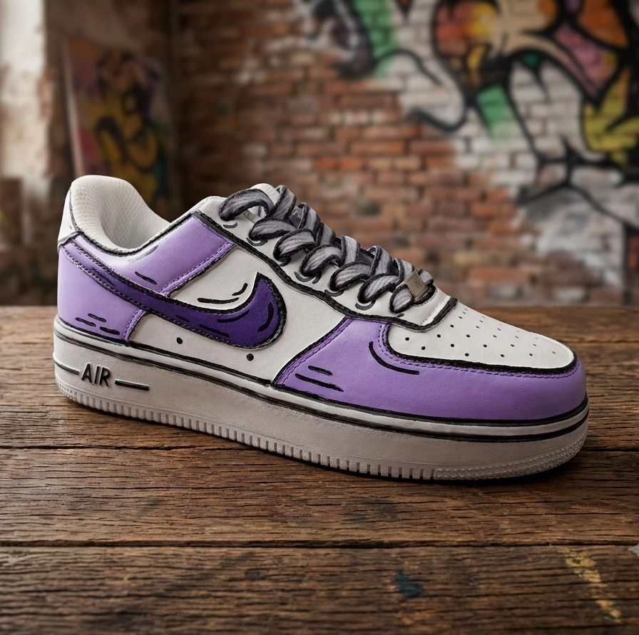 Designentwurf für Custom & Braut-Sneaker