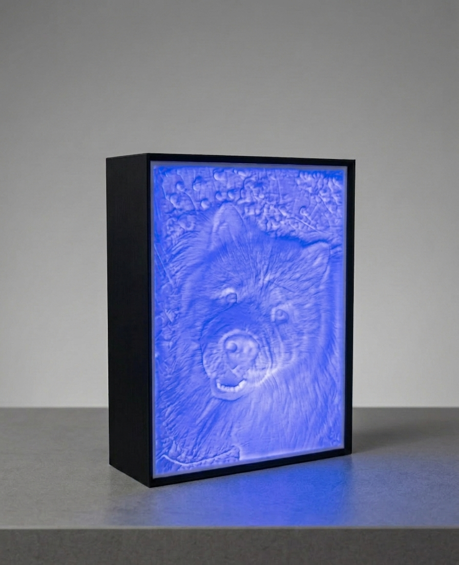 Personalisierte Lichtbox  (Gr. M)