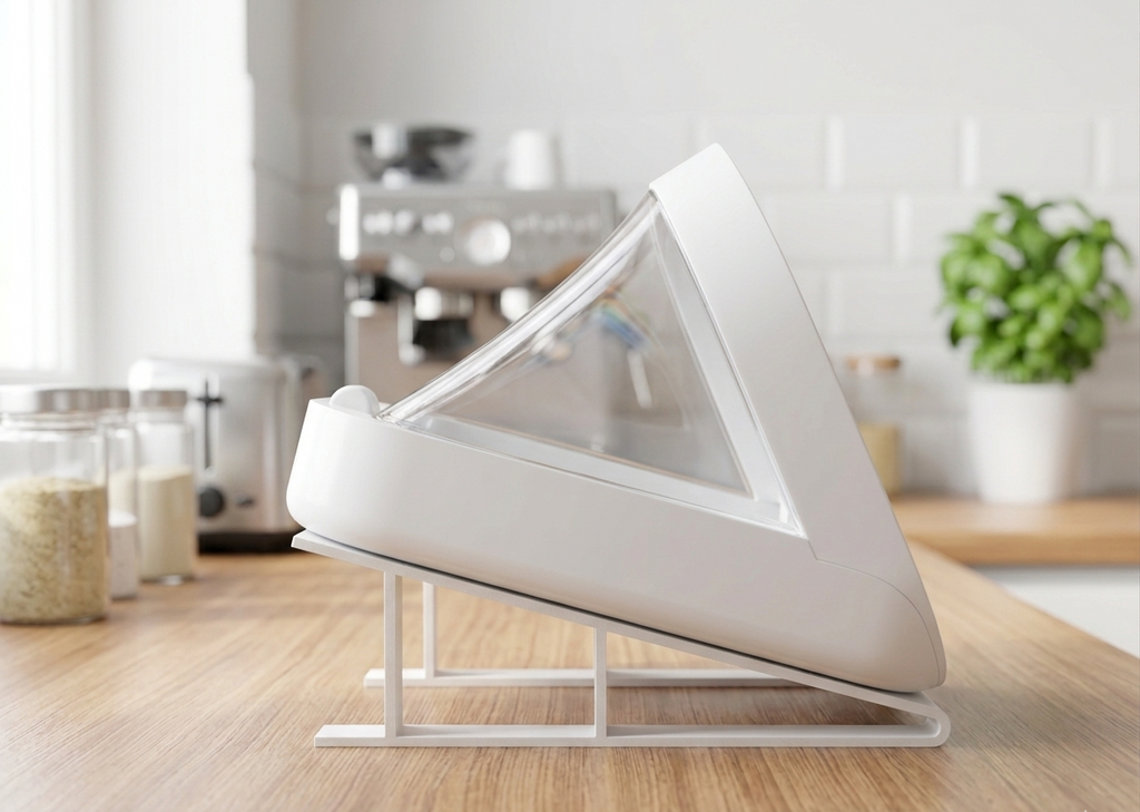 Ergonomische Erhöhung für den SureFeed Futterautomaten