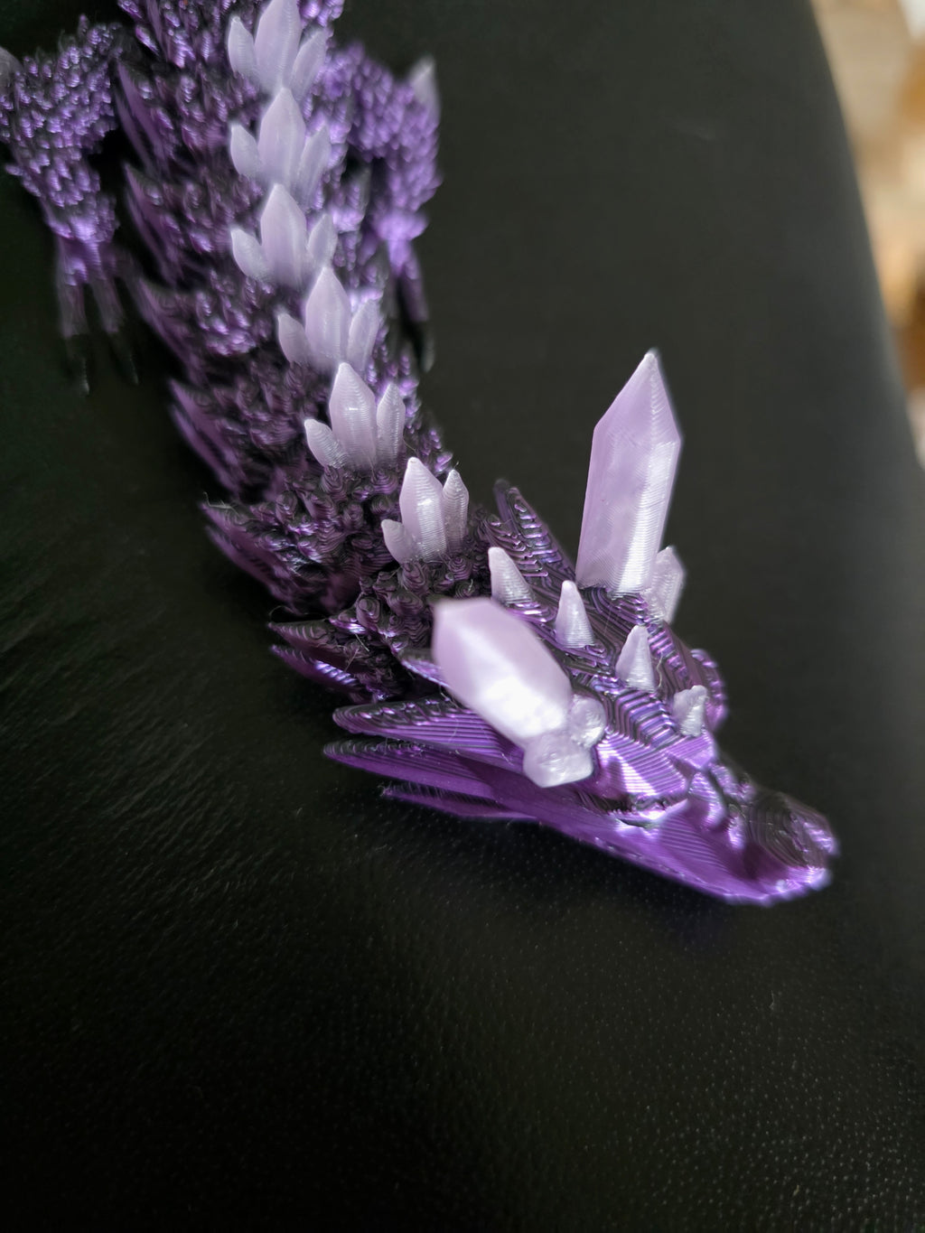 3D-Druck Kristalldrache – Voll beweglich